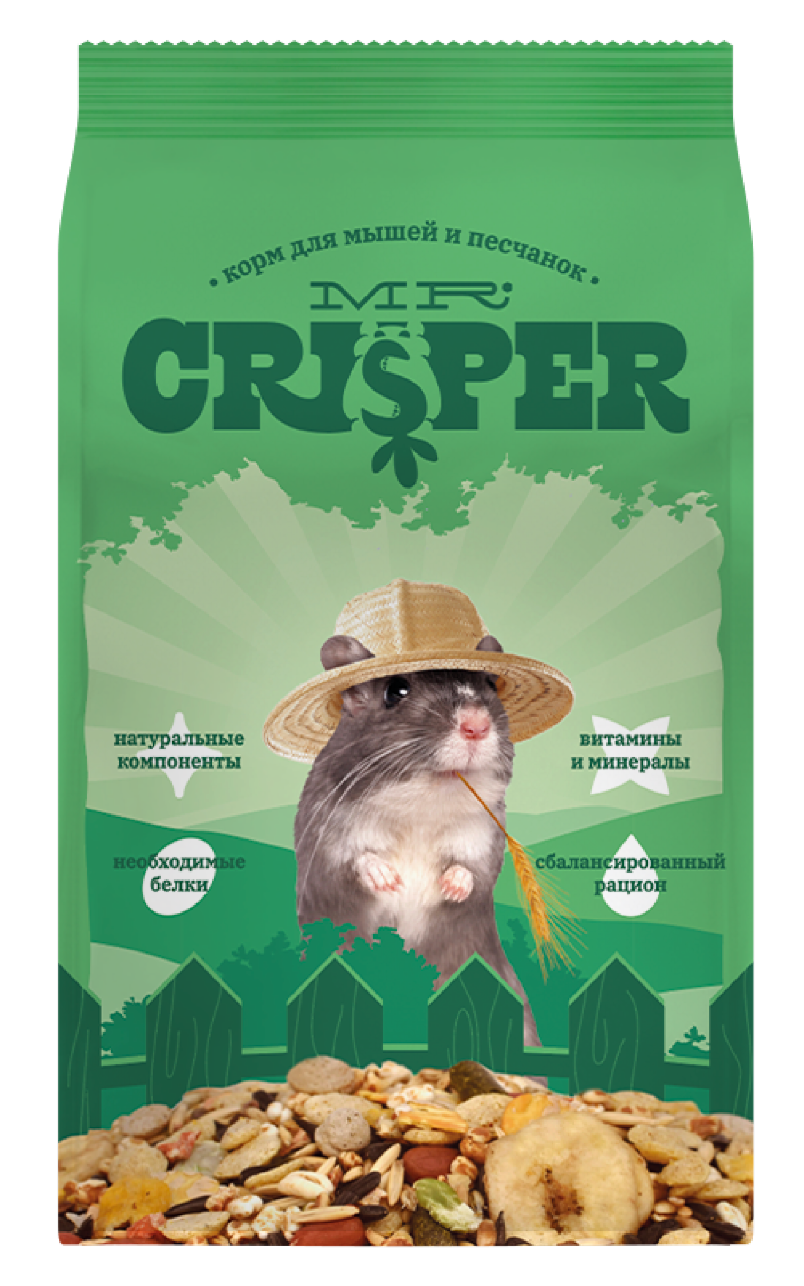 MR.Crisper Корм для мышей и  песчанок 400 г 11бо21 0.400 кг 61117