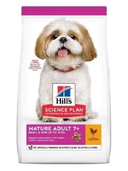 Hills Science Plan Сухой корм для пожилых собак малых и миниатюрных пород с курицей (Mature Adult 7+Small&Miniature ) 2826T604237 1,500 кг 15599, 10100100402