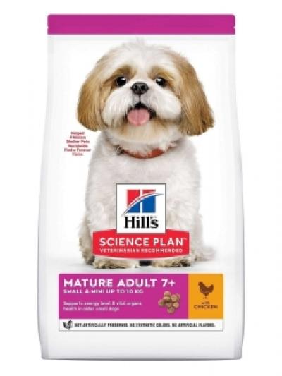 Hills Science Plan Сухой корм для пожилых собак малых и миниатюрных пород с курицей (Mature Adult 7+Small&Miniature ) 2826T604237 1,500 кг 15599