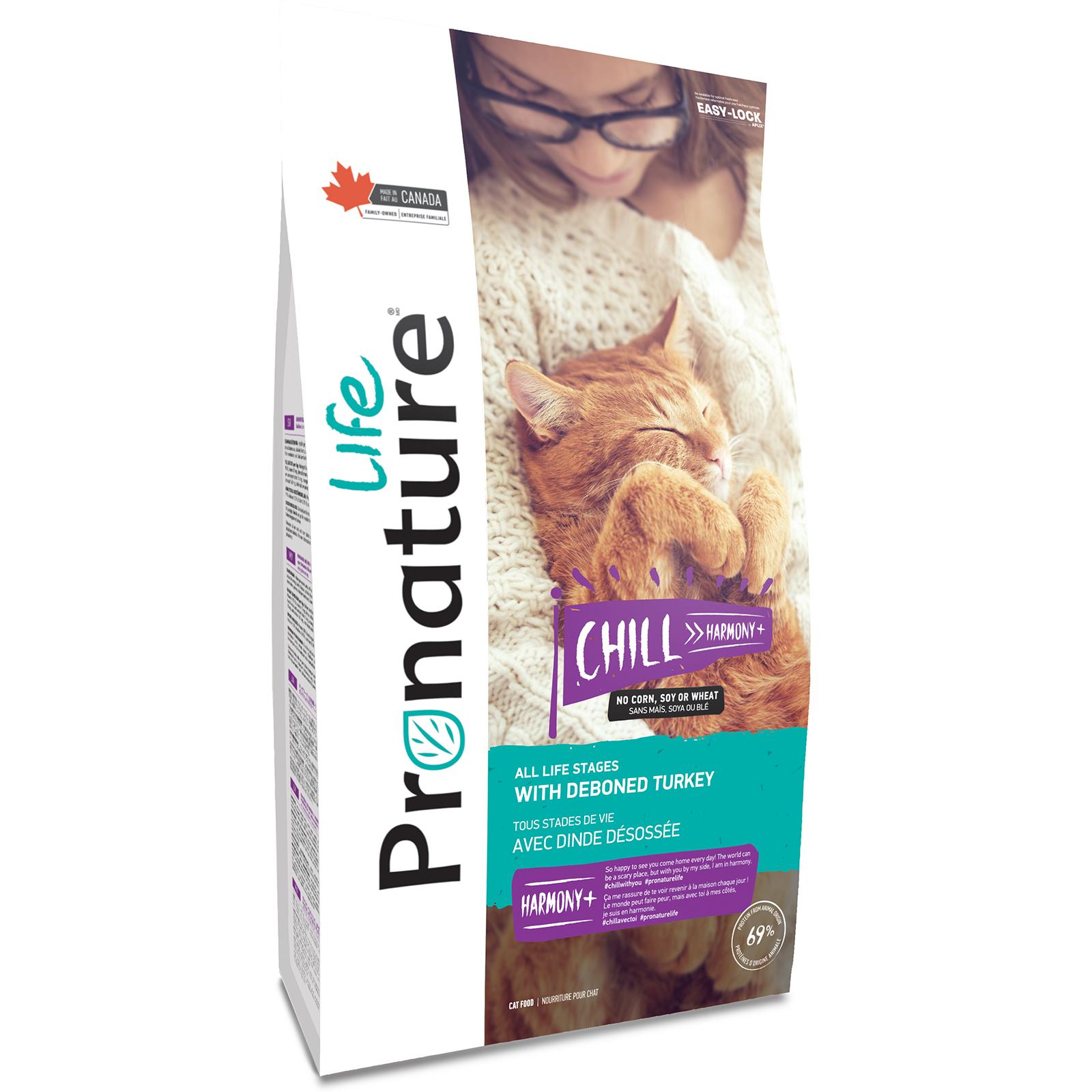 Pronature Life Сухой корм для котят и кошек всех возрастов с мясом индейки CHILL 2,270 кг 63744