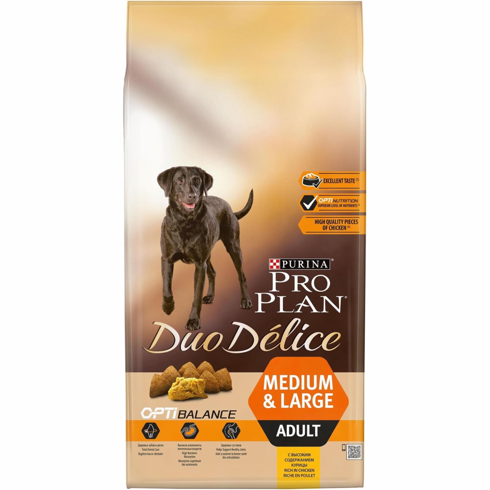 Purina Pro Plan  Сухой корм для  взрослых собак с курицей и рисом (DUO DELICE) 12176333123404821240149812451630 10,000 кг 15129, 9400100530
