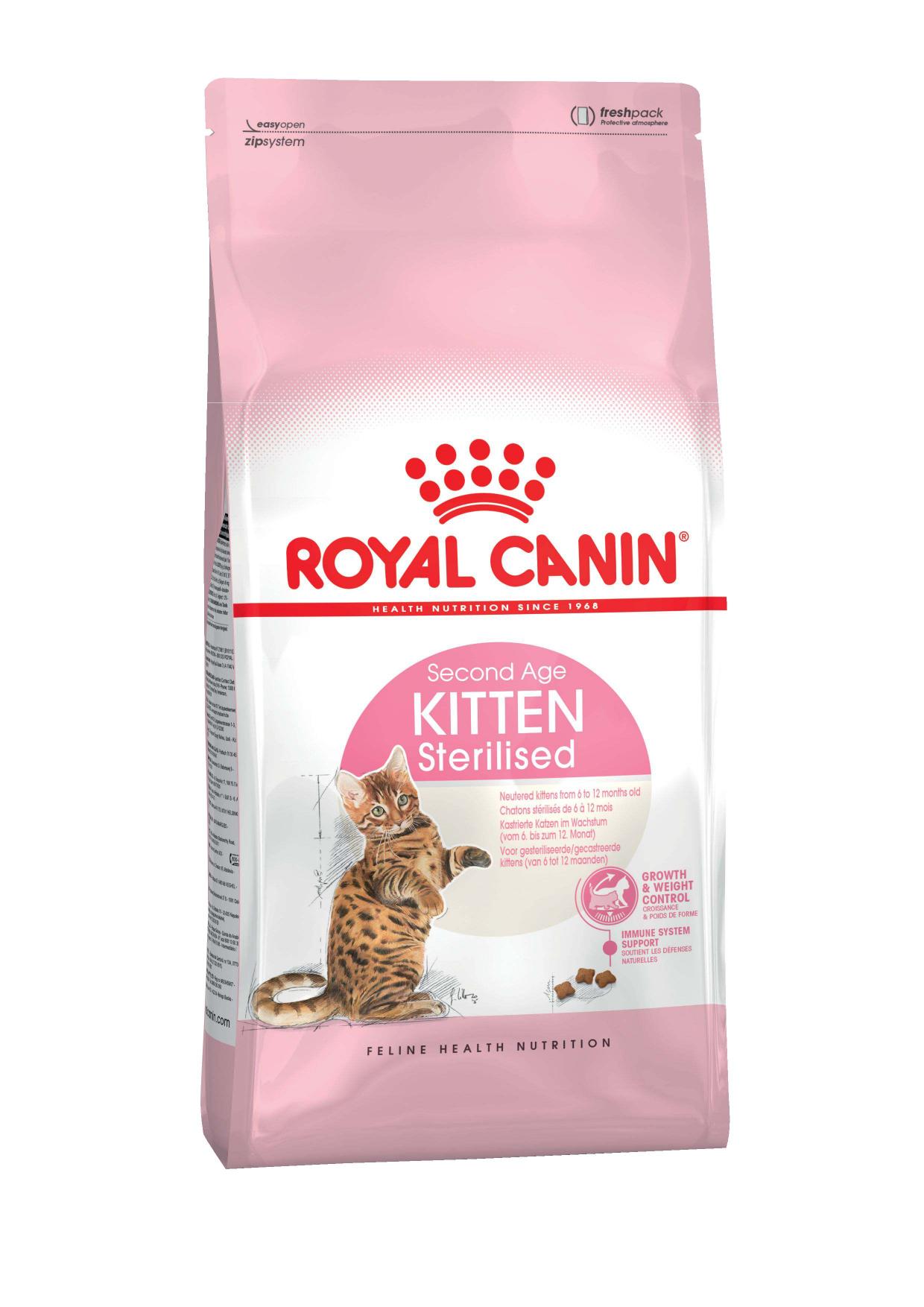 Royal Canin корм для стерилизованных котят всех пород 4 кг