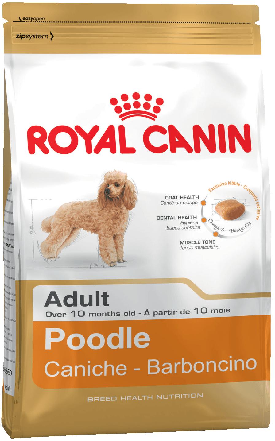 Royal Canin корм для взрослых собак породы Пудель 500 гр