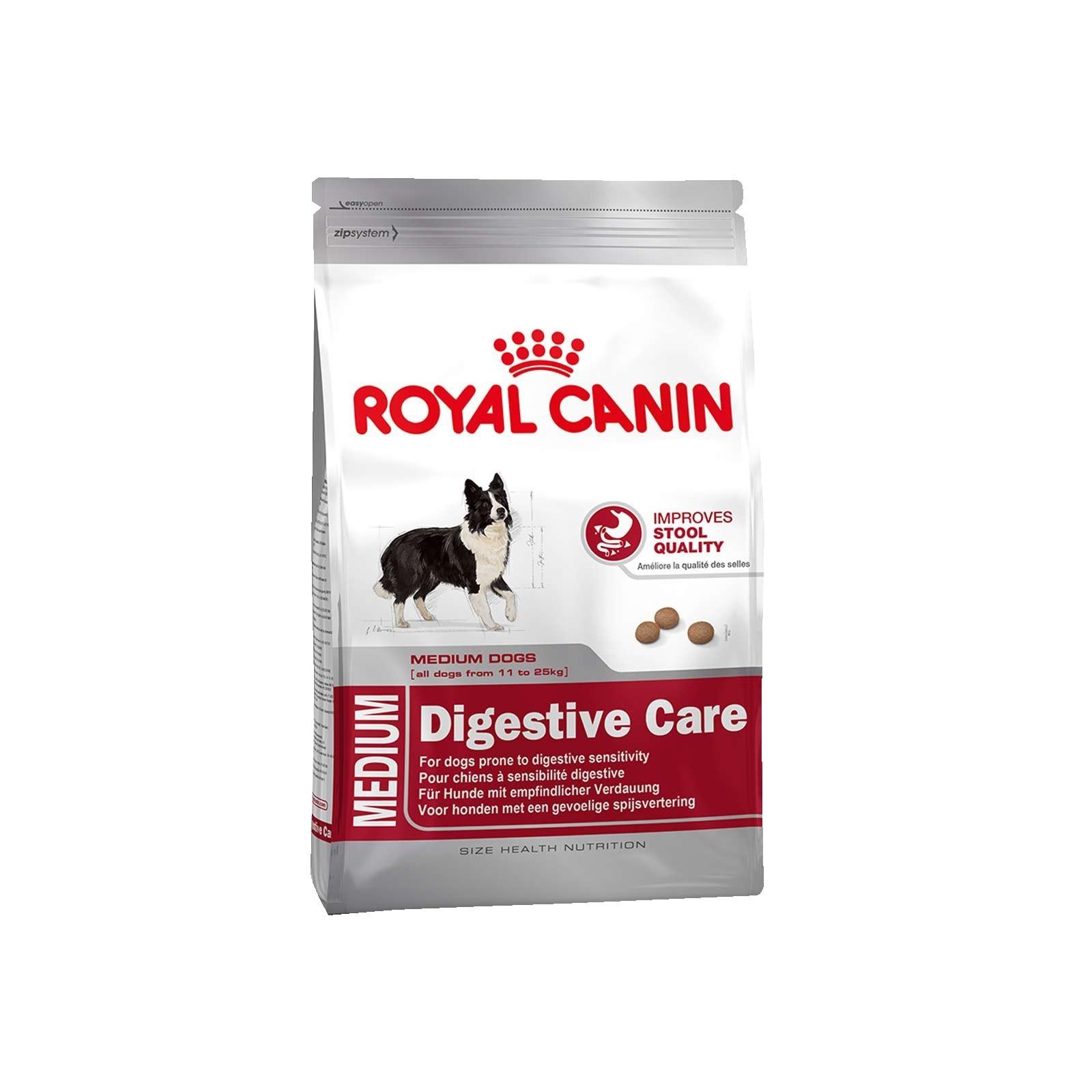Royal Canin корм для взрослых собак средних пород с чувствительным пищеварением 15 кг