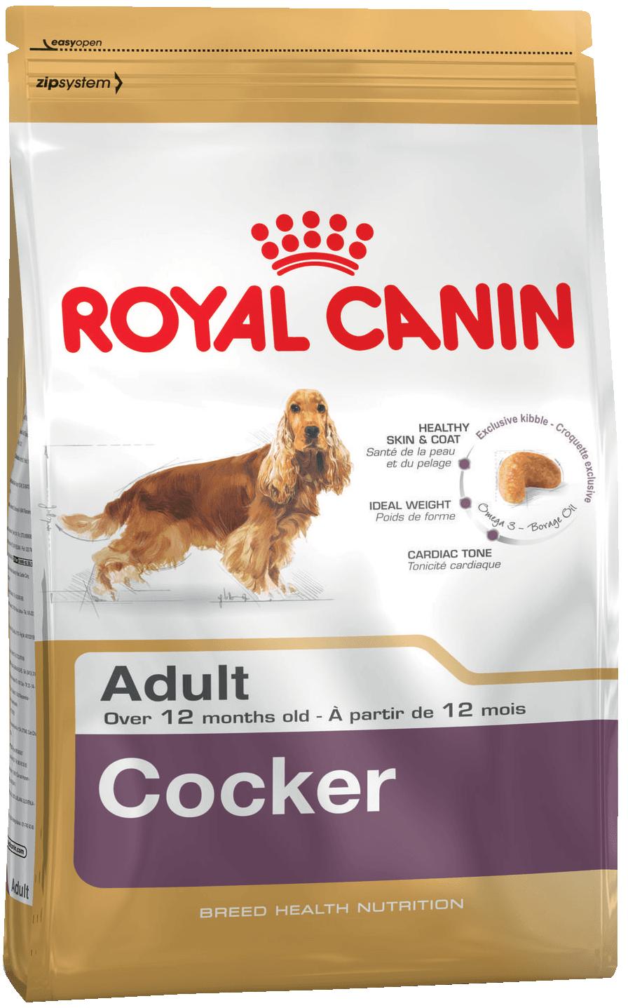 Royal Canin корм для взрослых собак породы Кокер Спаниель 12 кг