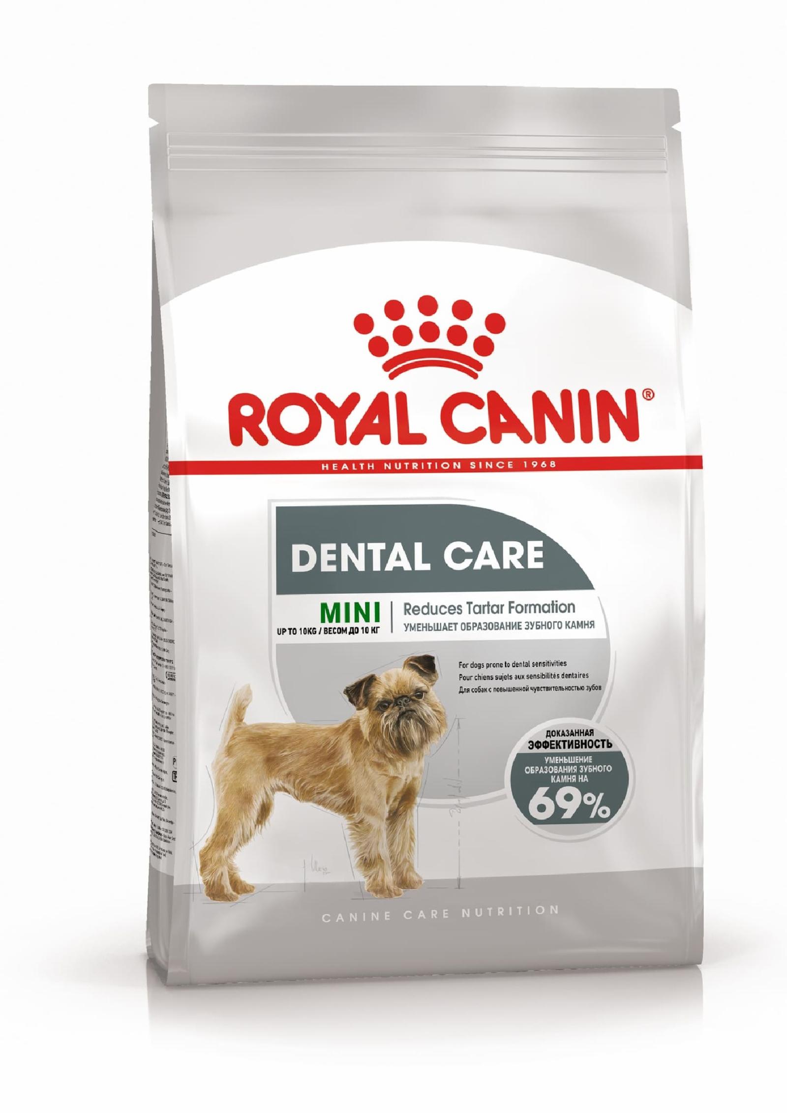 Royal Canin RC Для собак с повышенной чувствительностью зубов (Mini Dental Care) 12210100R0 1.000 кг 36080