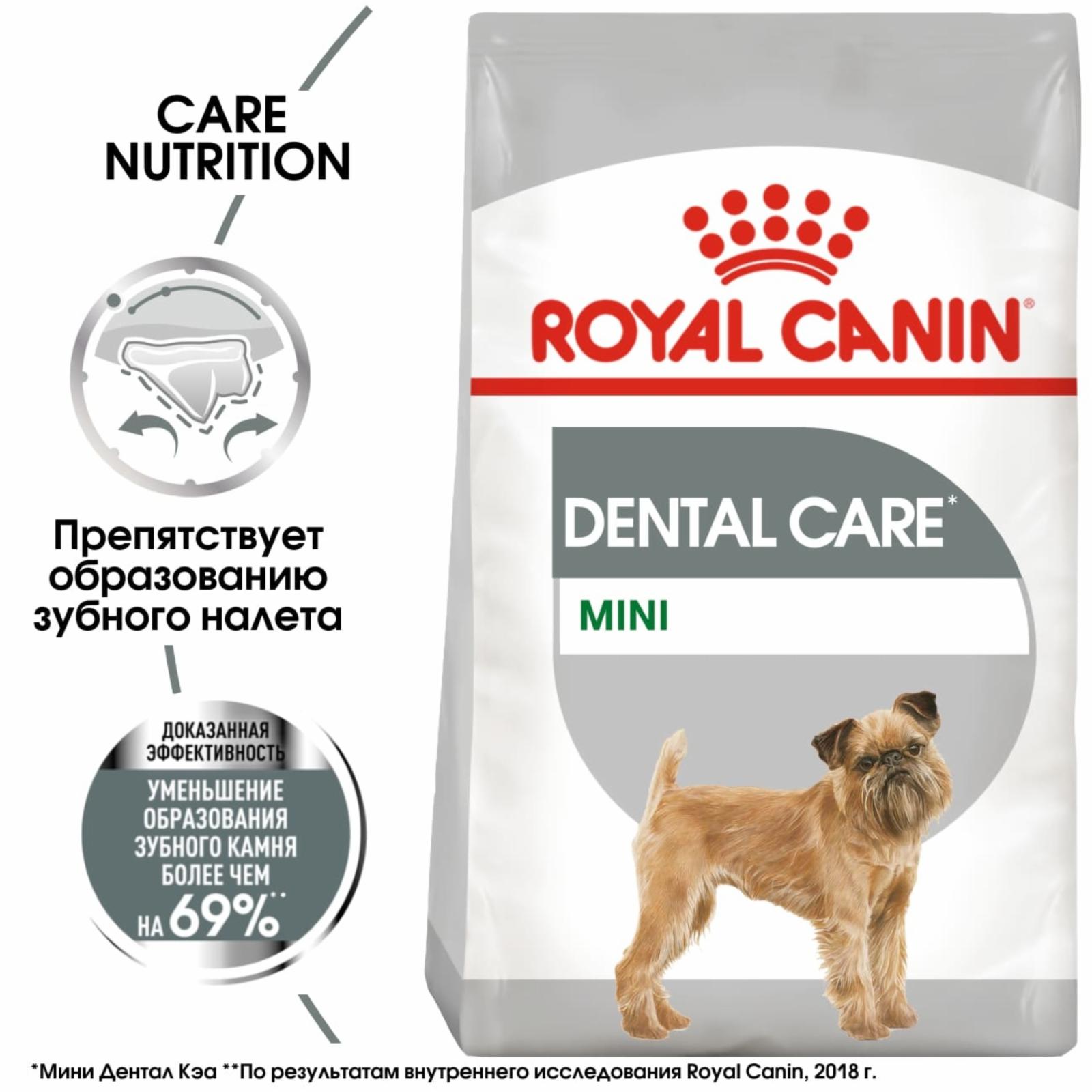 Royal Canin RC Для собак с повышенной чувствительностью зубов (Mini Dental Care) 12210100R0 1.000 кг 36080