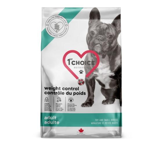 1st Choice Care Сухой корм для взрослых собак мелких пород Курица Контроль веса Weight Control 102.1.363, 4,500 кг