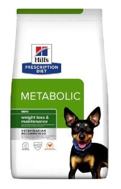 Hills Prescription Diet Cухой корм для собак малых пород Metabolic Mini для улучшения метаболизма (коррекции веса) 605947606465 | Metabolic Mini 3 кг 58897