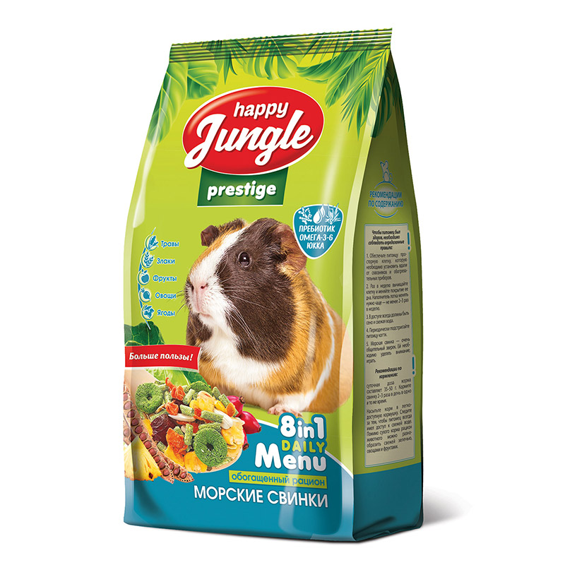 Happy Jungle Престиж Корм для морских свинок 500г J403 0.500 кг 64803