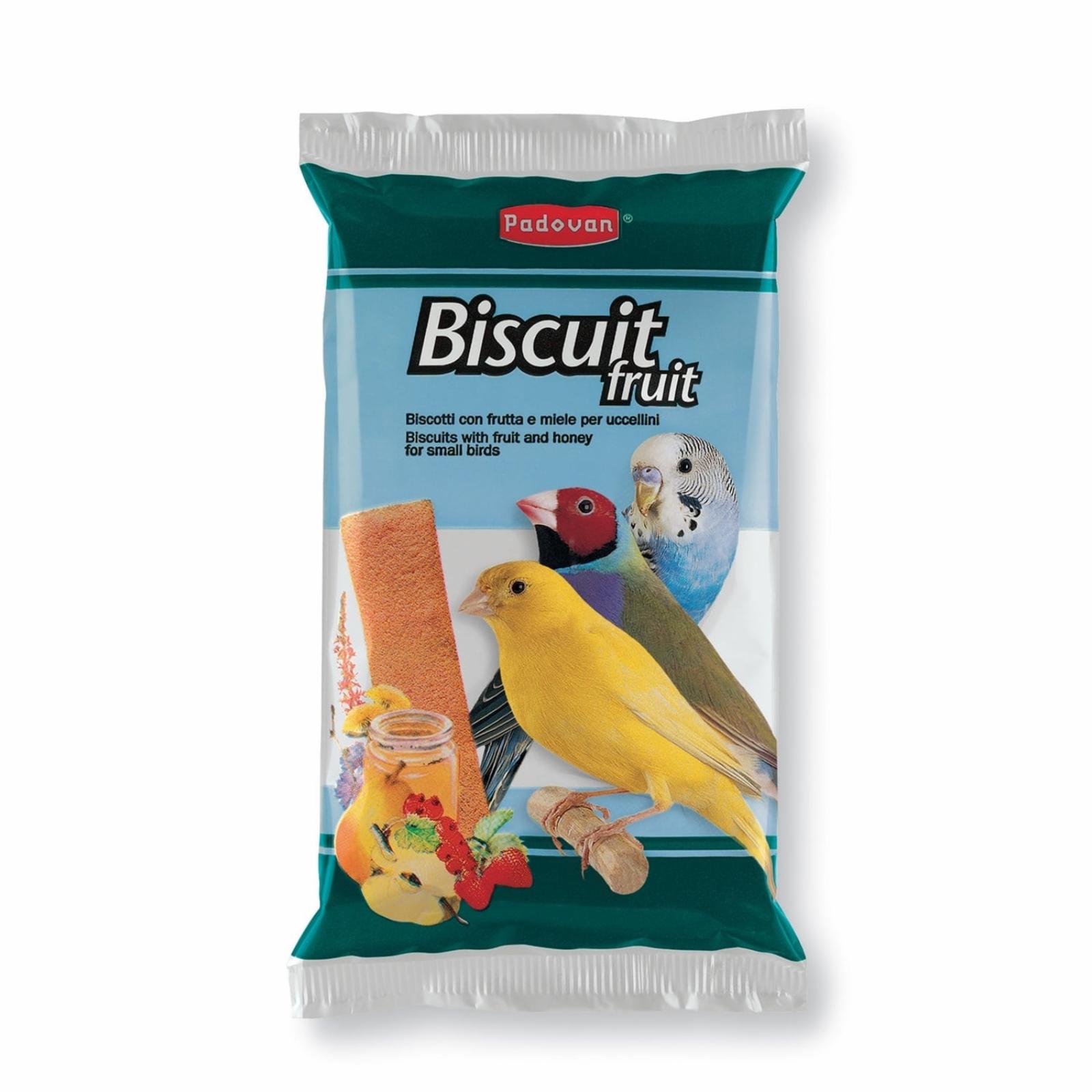 Padovan Лакомство бисквиты со злаками яйцом и фруктами для птиц (BISCUIT Fruit) 003PP00398 0,030 кг 62797