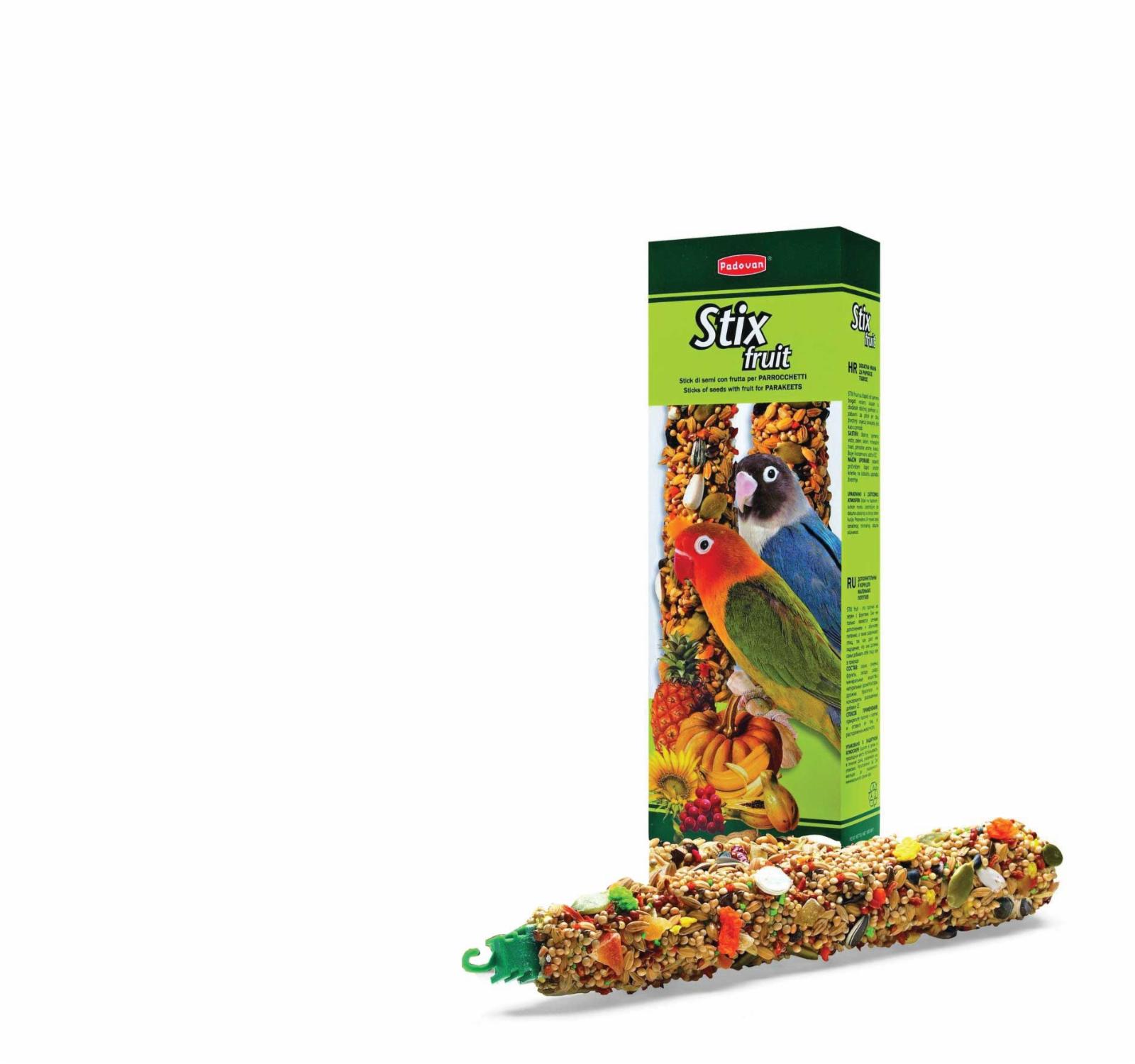 Padovan Палочки фруктовые дсредних попугаев (Stix Fruit) PP00347 0,100 кг 40202