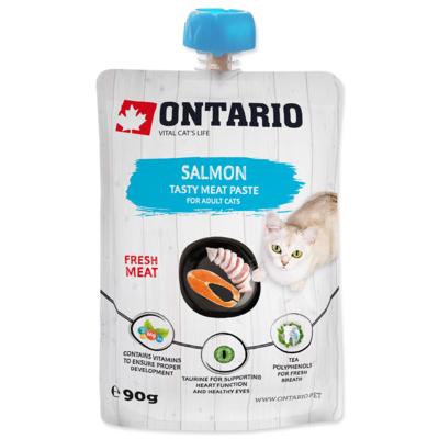 Ontario (консервы лакомства) Лакомство-паштет для взрослых кошек из свежего мяса лосося 213-52713 0,090 кг 57370