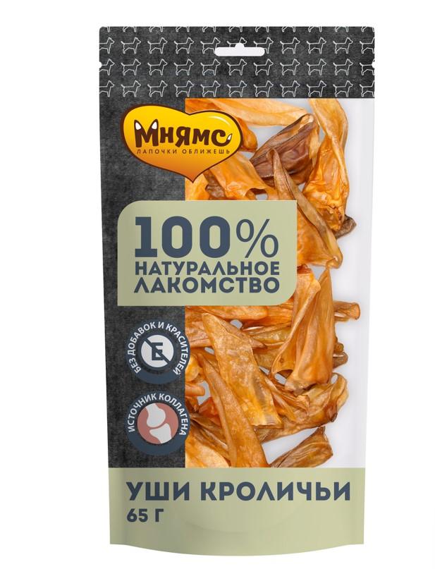  Мнямс Лакомство  для собак Уши кроличьи 65г