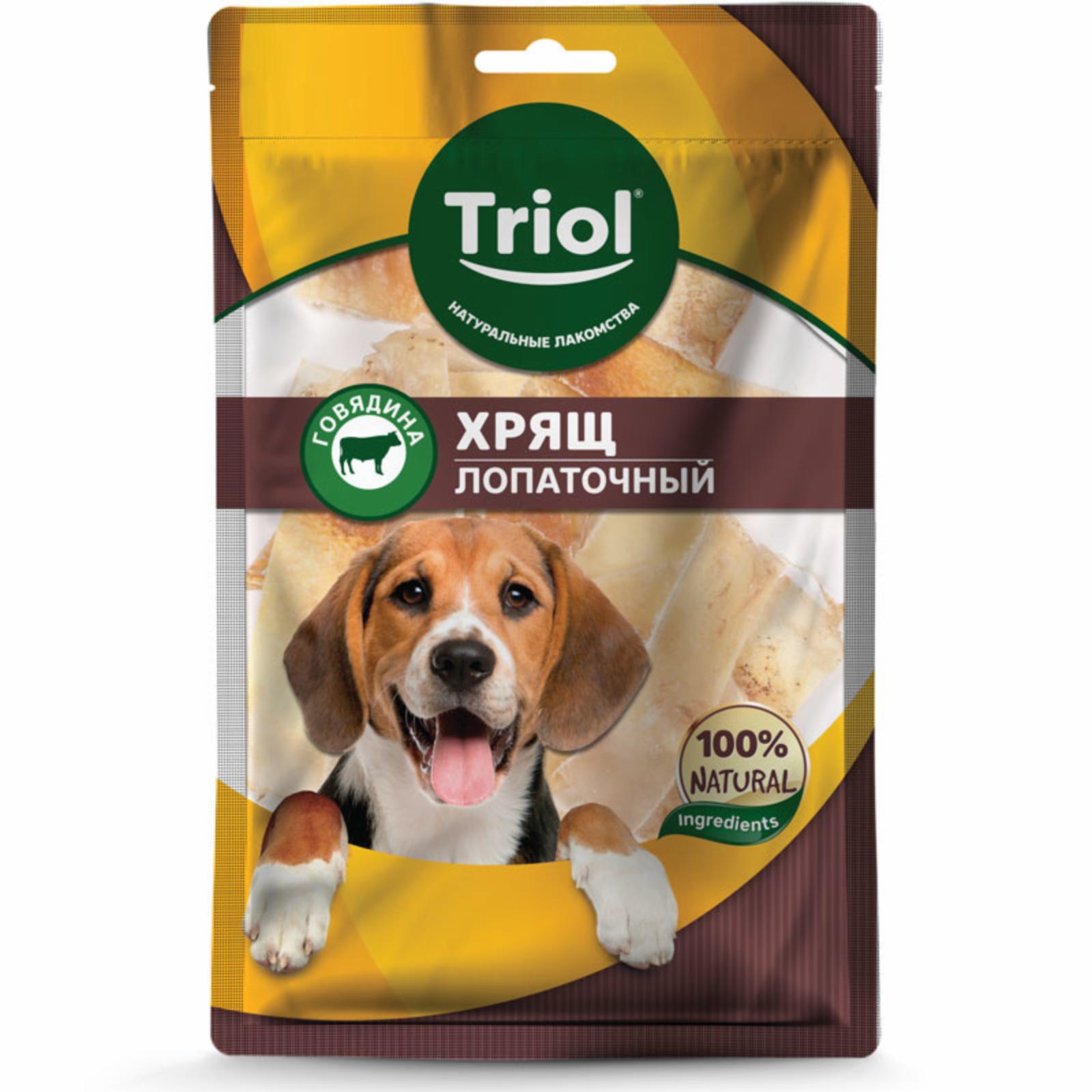 Triol (лакомства) Хрящ лопаточный говяжий для собак 50г 10171059 0,050 кг 43476