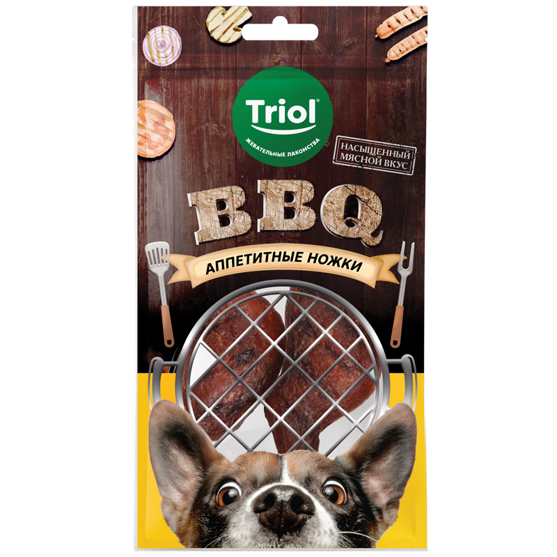 Лакомство для собак Аппетитные ножки 105г серия BBQ, 10171126