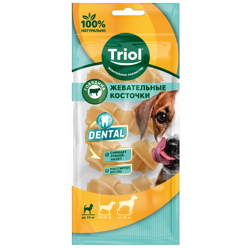 Triol Кость узловая, 6см, 10-15г (уп.6шт.90г), 
