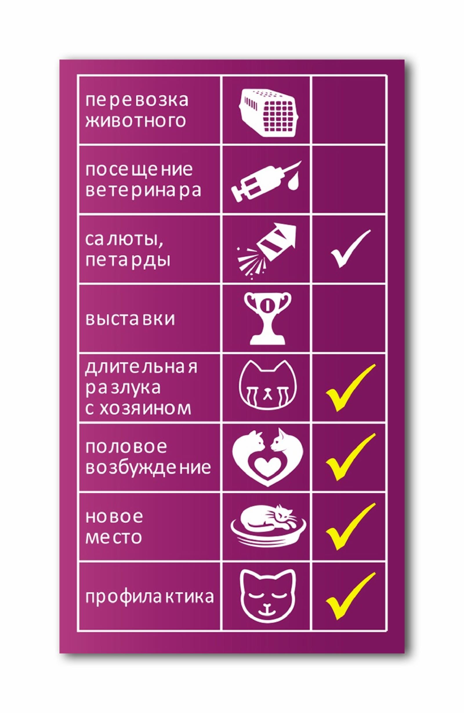 Relaxivet Жидкость успокоительная для кошек и собак 45мл X101 0.050 кг 34622