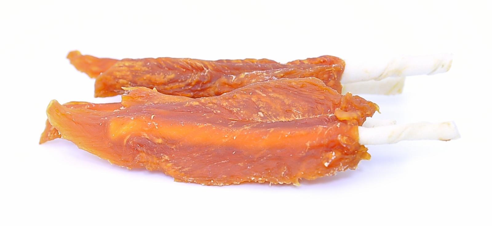Organix лакомства Лакомство для собак «Куриное филе на палочке» (100проц. мясо) (Chicken fillet bleached twist stick)100 гр 02им22 0.100 кг 19279