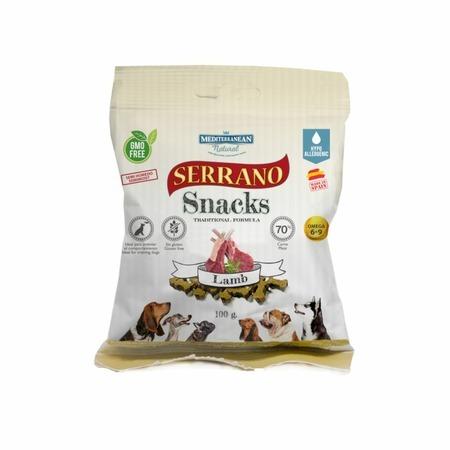 Serrano Snacks лакомство для взрослых собак всех пород, снеки из мяса ягненка 100 гр