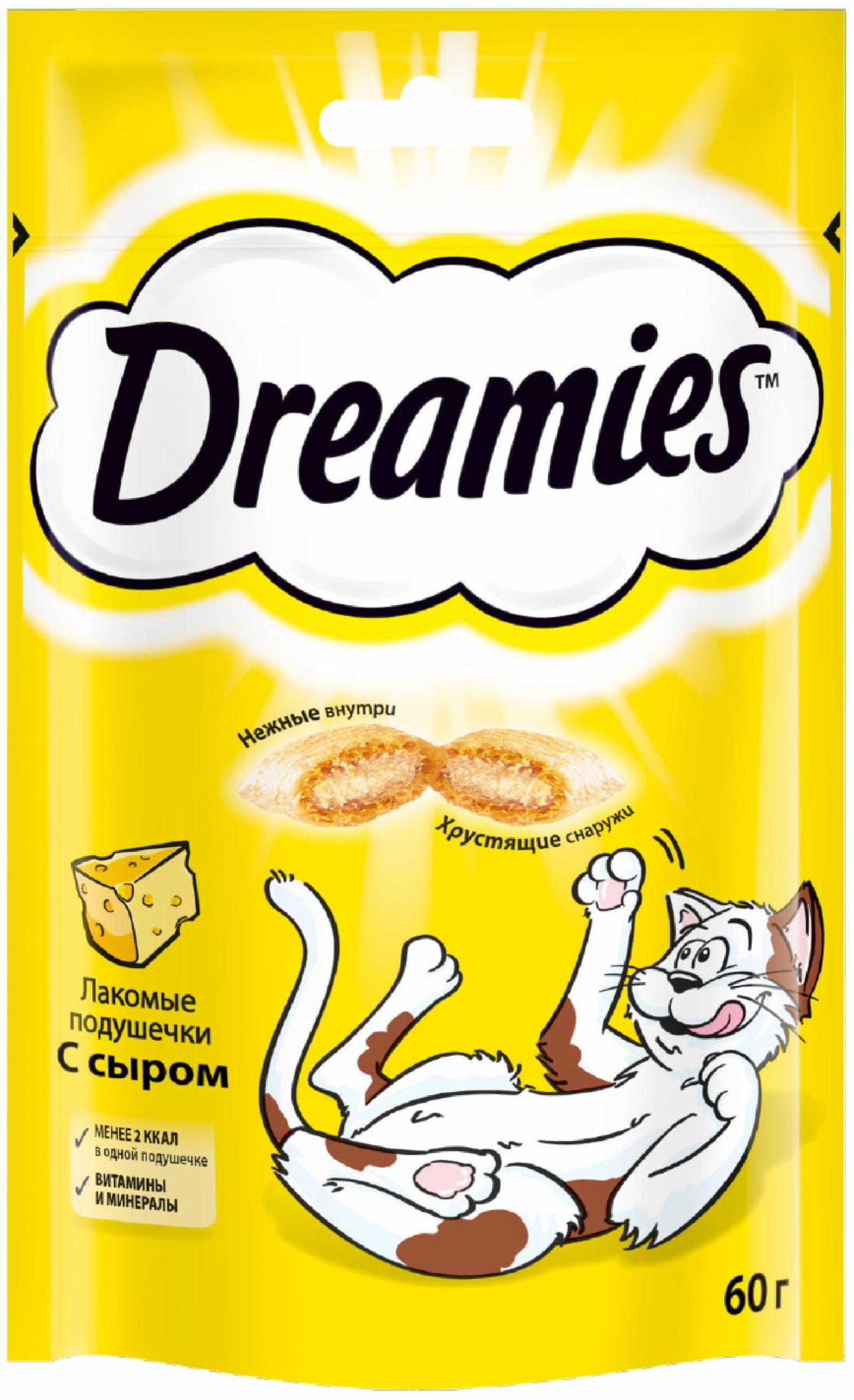 Dreamies Лакомые подушечки для кошек с сыром 10250294 0.140 кг 33846