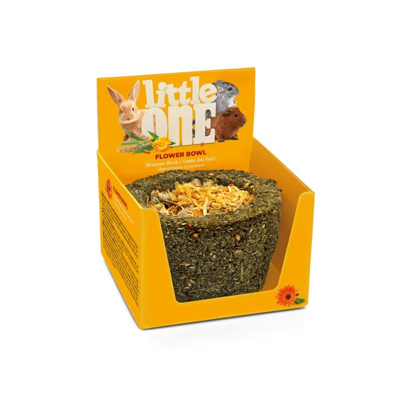Little One Цветочное лукошко лакомство для грызунов 120 гр
