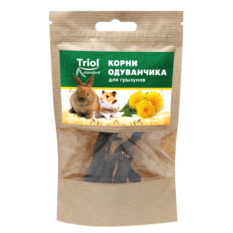 Лакомство Тriol Standard корни одуванчика для грызунов, 10г, 40181005
