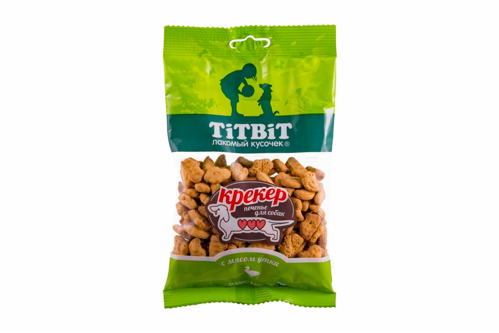 TiTBiT Печенье Крекер с мясом утки 013830 0.100 кг 38457