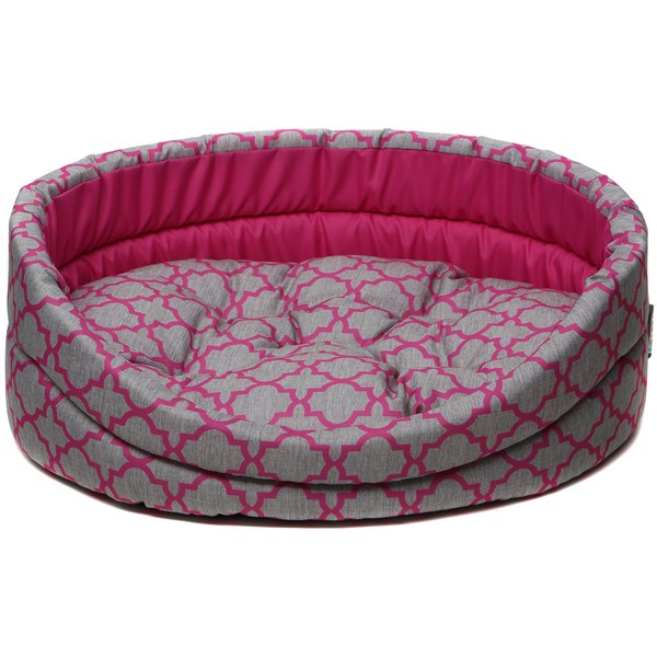 Лежанка COMFY  LENA COLOR  S серыйрозовый  (48х40х15 см)