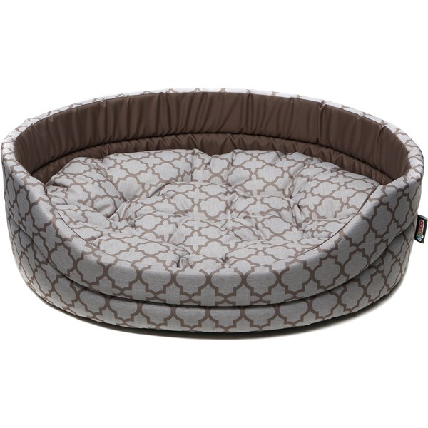 Лежанка COMFY  LENA COLOR L серыйкоричневый (60х51х17 см)