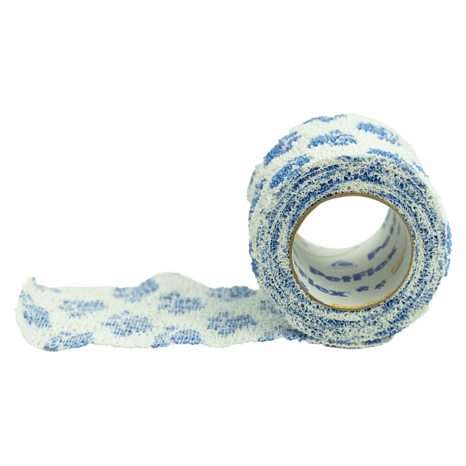 Andover Бандаж  Andover PetFlex  голубые лапы на белом  5 см х 4,5 м 2200PW-036 0,025 кг 55228