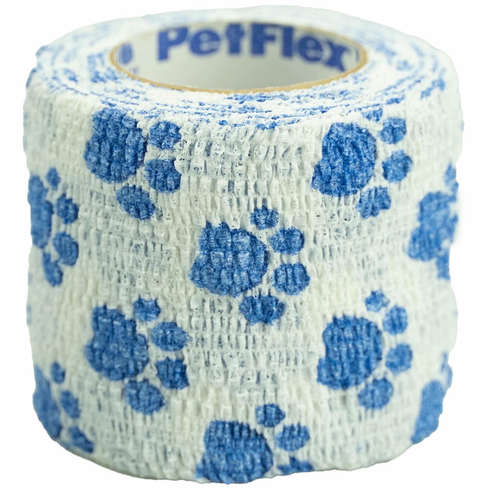 Andover Бандаж Andover PetFlex голубые лапы на белом 5 см х 4,5 м 2200PW-036 0,025 кг 55228