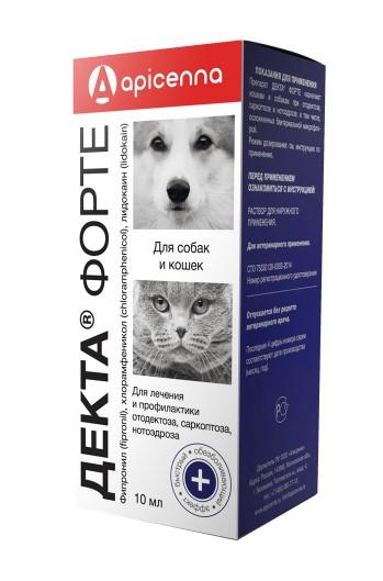 Apicenna Декта Форте капли для собак и кошек 10 мл | Decta Forte 0,017 кг 41144