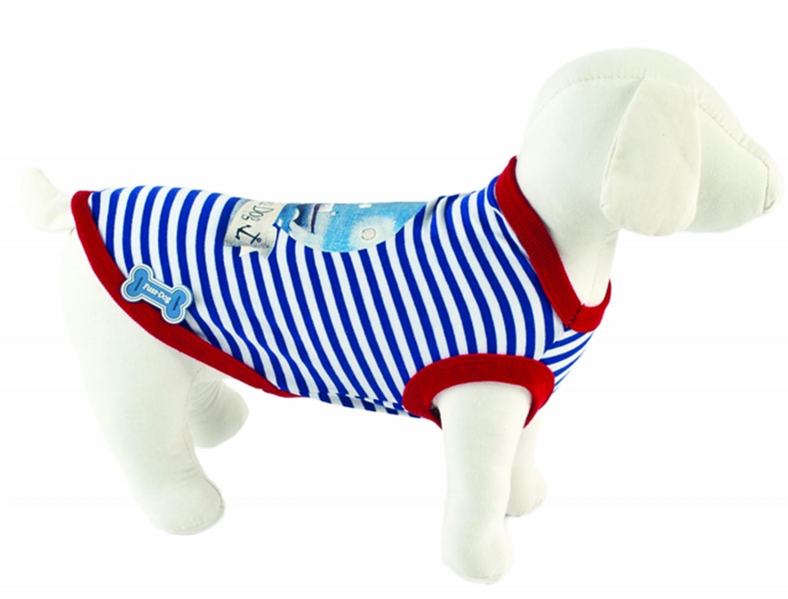 Ferribiella одежда  Футболка Морячок (синий) на длину 20 см (T-SHIRT OLD SEA DOG BLU) ABF19220-B 0,250 кг 13551