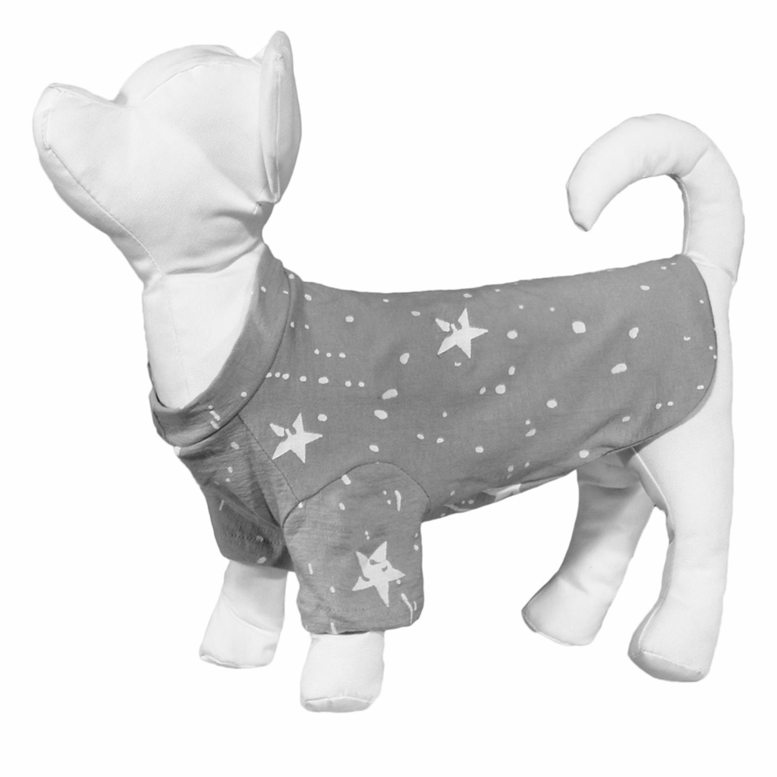 Yami-Yami одежда  Футболка для собак со звёздами серая XL (спинка 40 см) нд28ос 51984-5 0.055 кг 51988