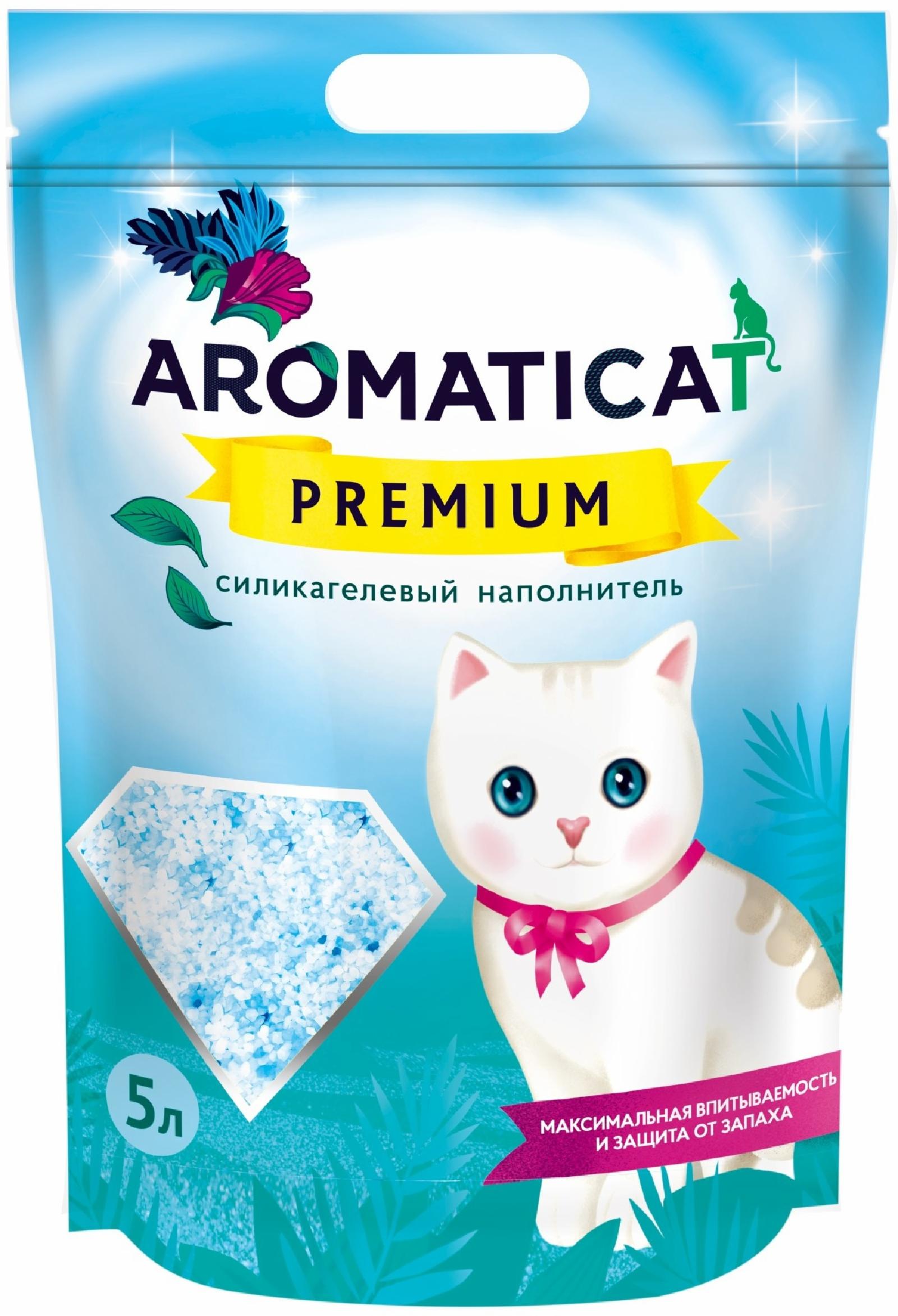 AromatiCat Силикагелевый наполнитель Premium 10л 4.000 кг 34405, 13001001029