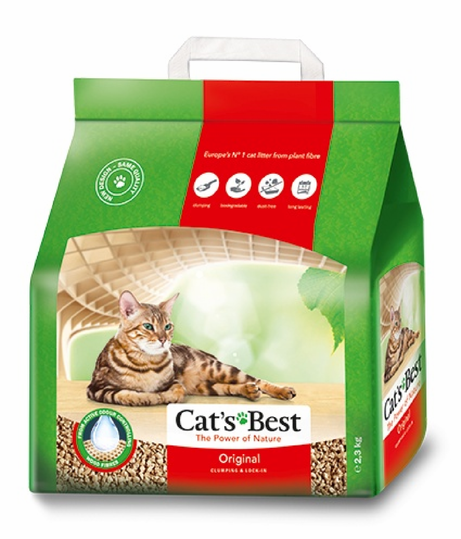 Cats Best Комкующийся древесный наполнитель 10л (Original) 65600 4.300 кг 25367
