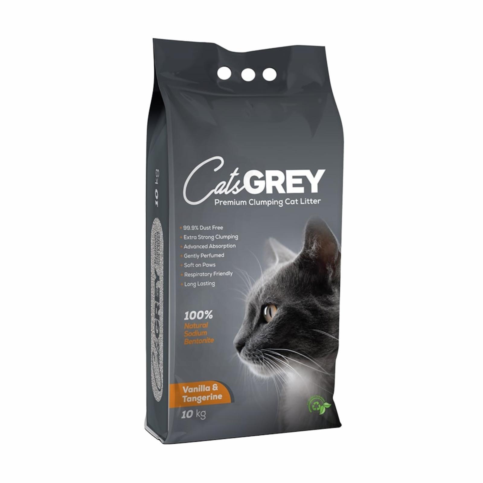 Cat’s Grey Наполнитель Cats Grey для кошачьего туалета с ароматом ванили и танжерина 013315089 16.000 кг 63873, 66000100458