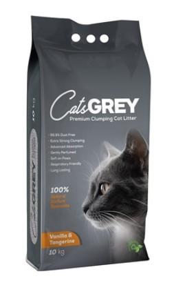 Cat’s Grey Наполнитель Cats Grey для кошачьего туалета с ароматом ванили и танжерина 013315072 10,000 кг 63871