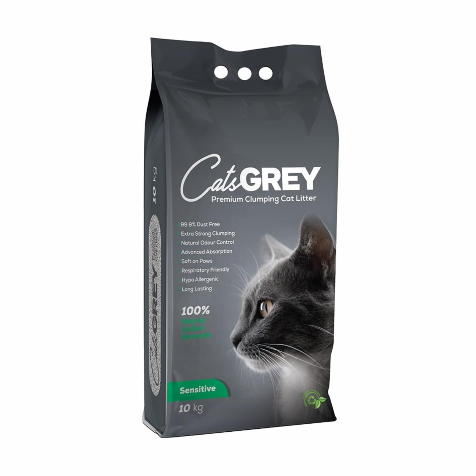 Cat’s Grey Наполнитель Cats Grey Sensitive для кошачьего туалета без ароматизатора 013315058 10.000 кг 63870, 66200100458