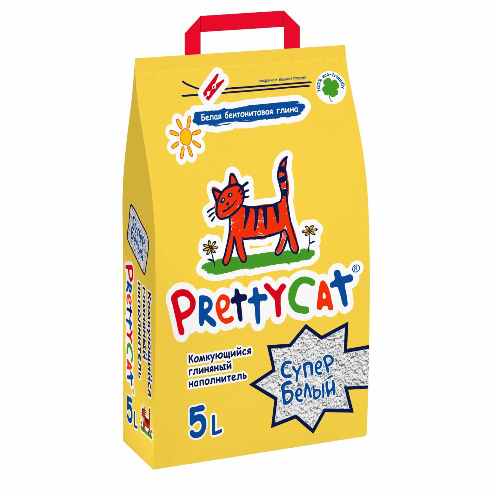 Pretty Cat Комкующийся наполнитель для кошачьего туалета Супер Белый 20.000 кг 25047