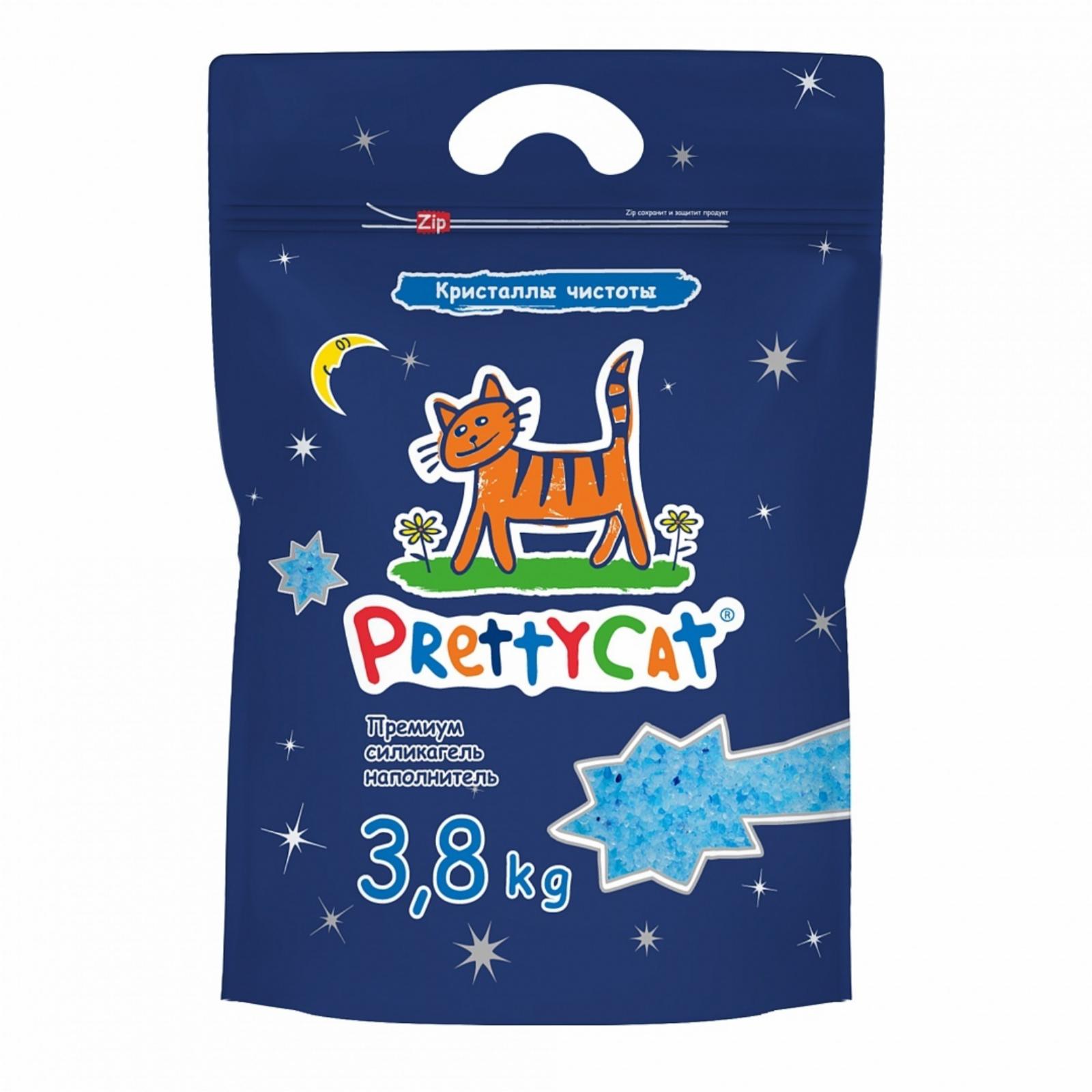 Pretty Cat Силикагелевый наполнитель Кристаллы чистоты 20,000 кг 20210, 3900100467