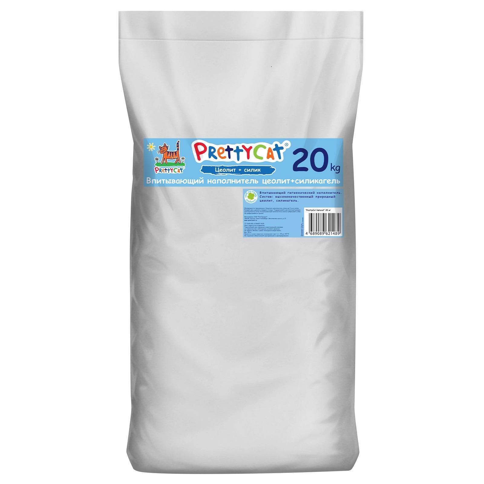 Pretty Cat Наполнитель впитывающий для кошачьих туалетов  Naturel 8л 4689089621427 4.000 кг 57710