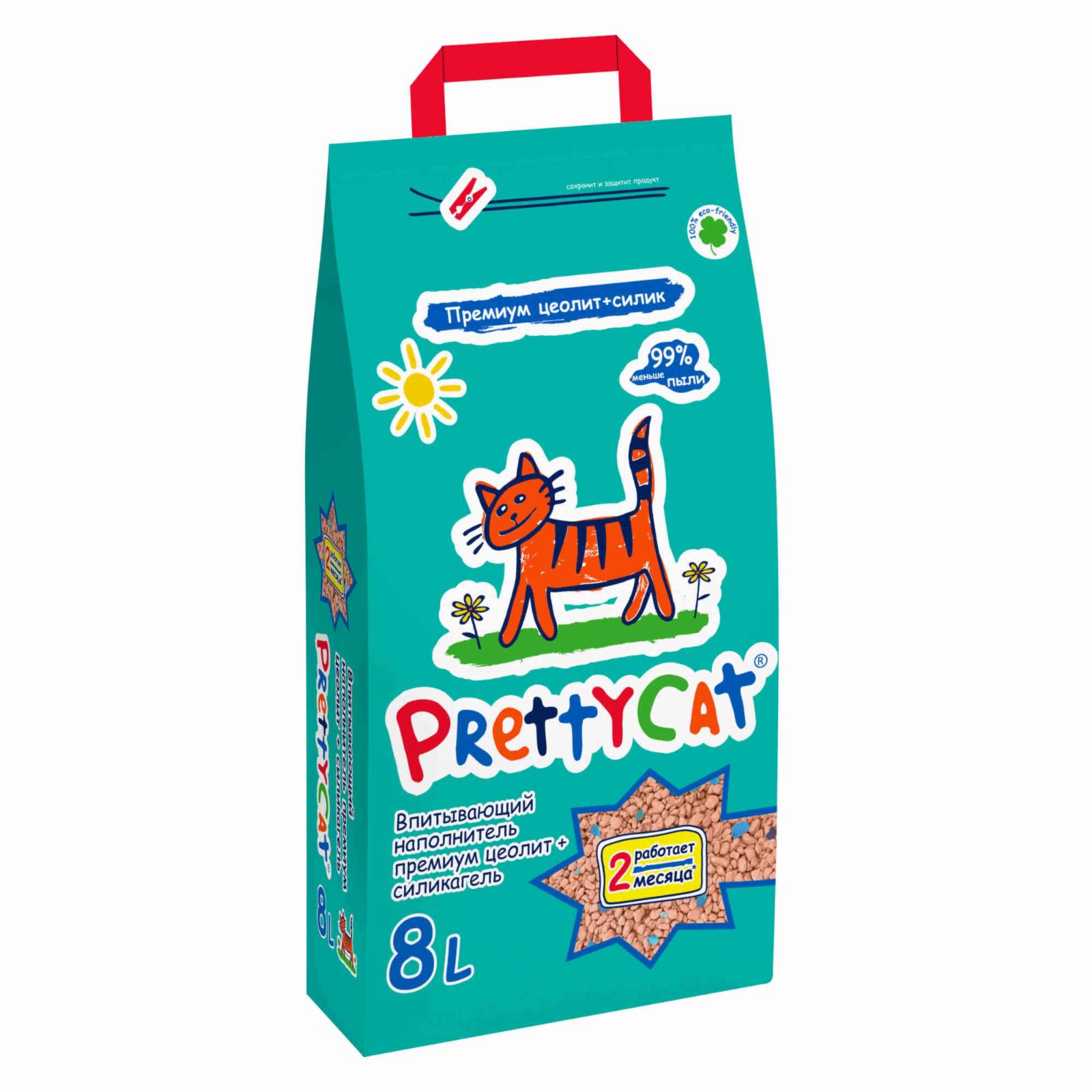 Pretty Cat Наполнитель впитывающий для кошачьих туалетов Premium 8л 4689089621588 4.000 кг 60087, 5700100467