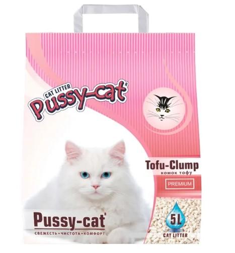 Пуси Кэт Premium Tofu-Clump Наполнитель комкующийся 5л, 82752