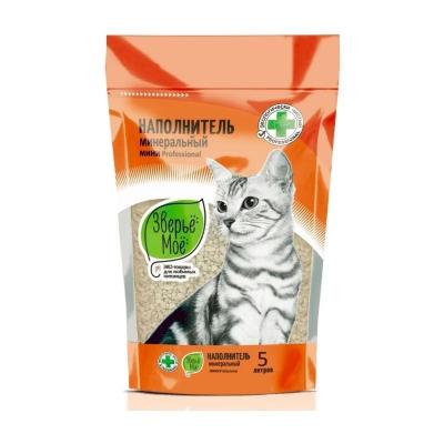 Зверьё моё Наполнитель комкующийся 5л*5кг