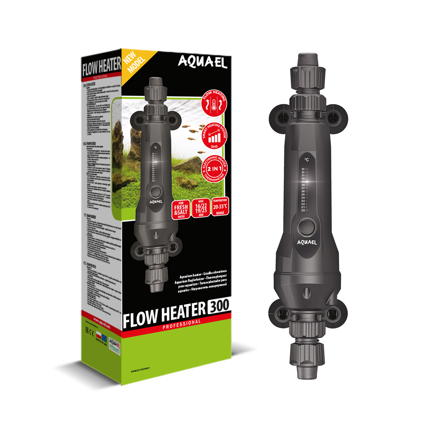 Нагреватель проточный FLOW HEATER 300 Вт 2.0 (100-600л) (Акваэль), 130411
