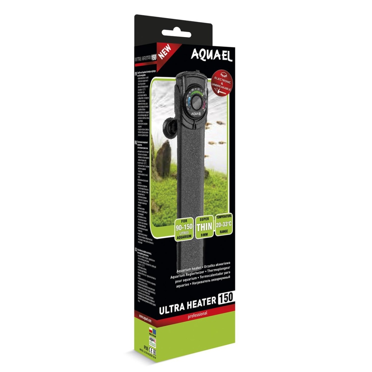                Нагреватель AQUAEL  ULTRA HEATER  150 W ( 90-150 л.), пластиковый корпус