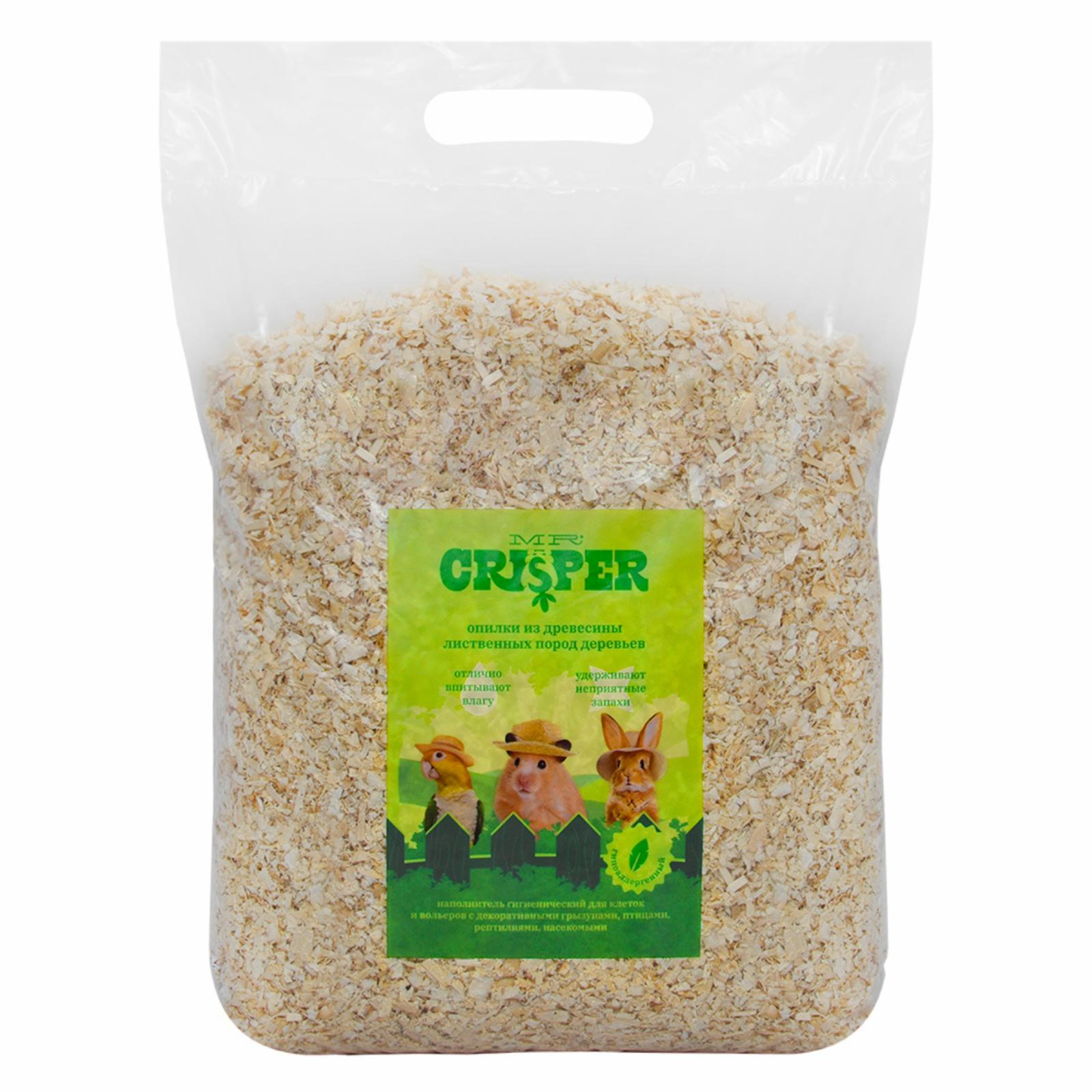 MR.Crisper Опилки гипоаллергенные из древесины лиственных пород деревьев 37 л 12ку22 0.800 кг 61256