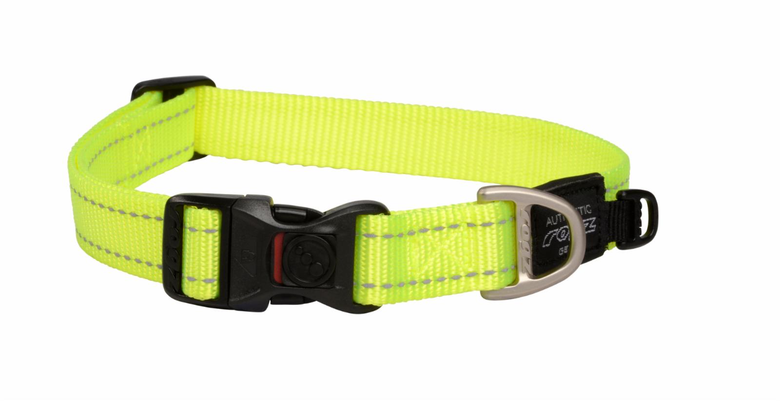 Rogz Ошейник серия Utility размер L (34-56 см) ширина 2 см  желтый (SIDE RELEASE COLLAR) HB06H 0,060 кг 47666